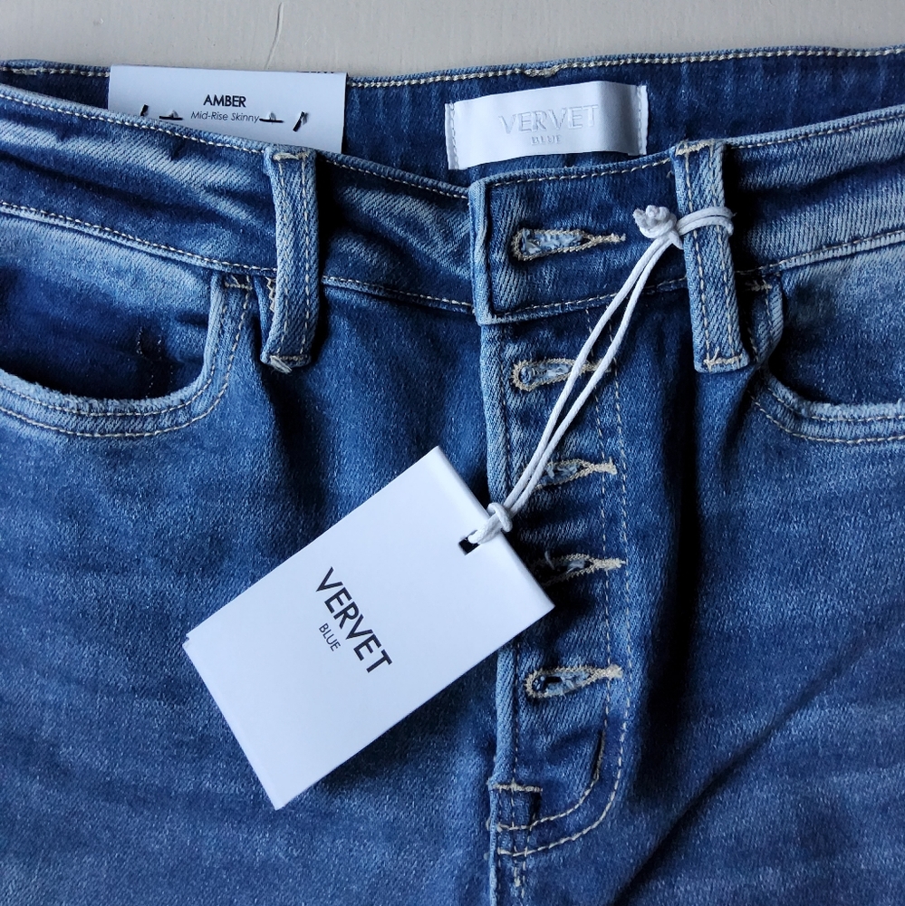 Vervet midrise skinny jeans